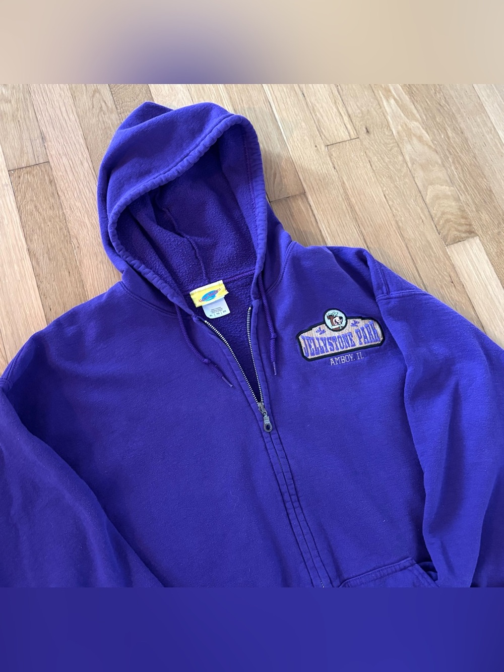 Vintage Yogi Bear Full Zip Hoodie XL Purple Hanna Barbera Jellystone Park